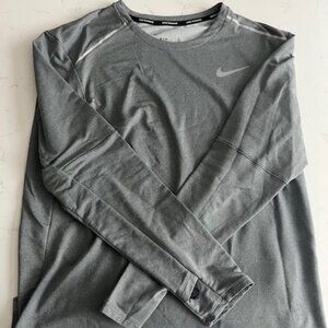 Nike Running Men's Gray Long Sleeve Shirt | Sz. Large